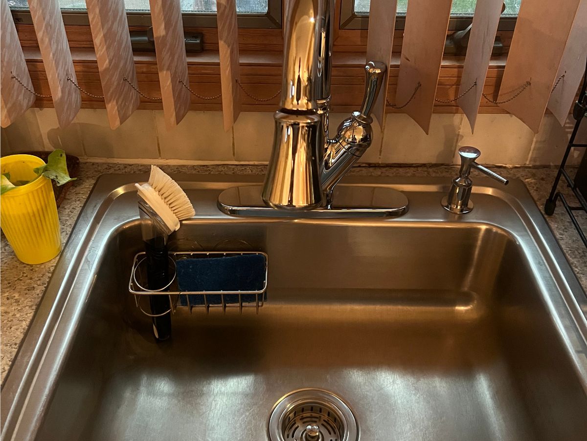 After — sink cleaning