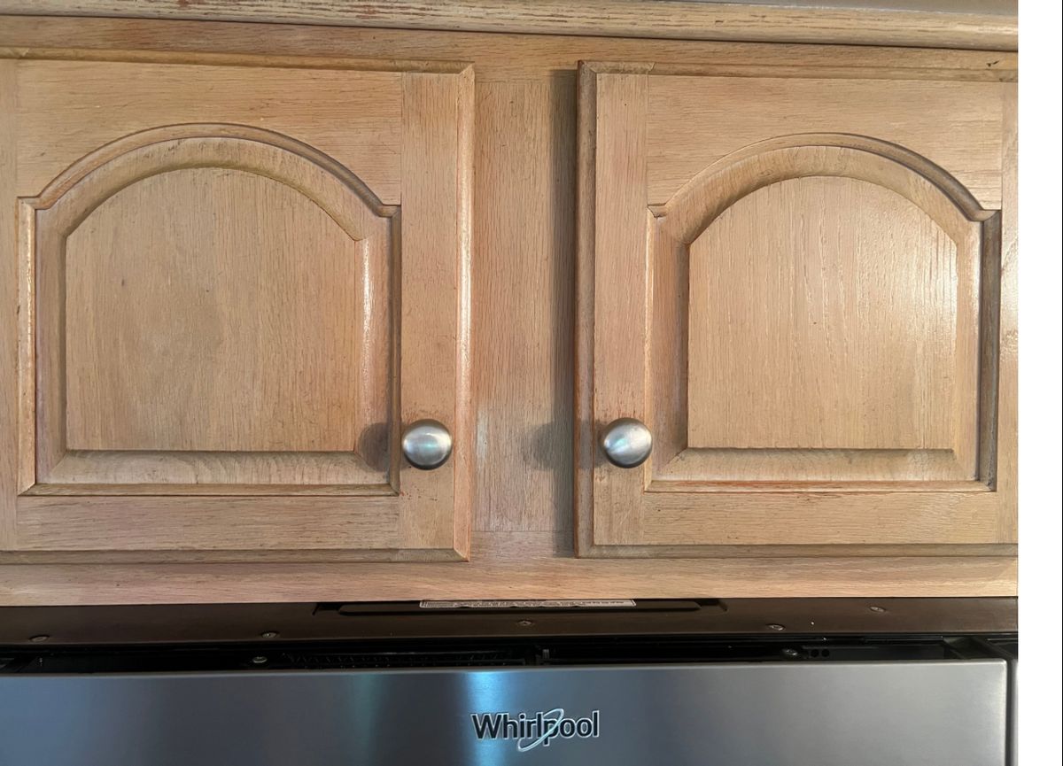 After — cabinet cleaning