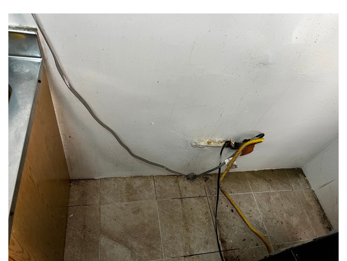 Before — tile grout cleaning