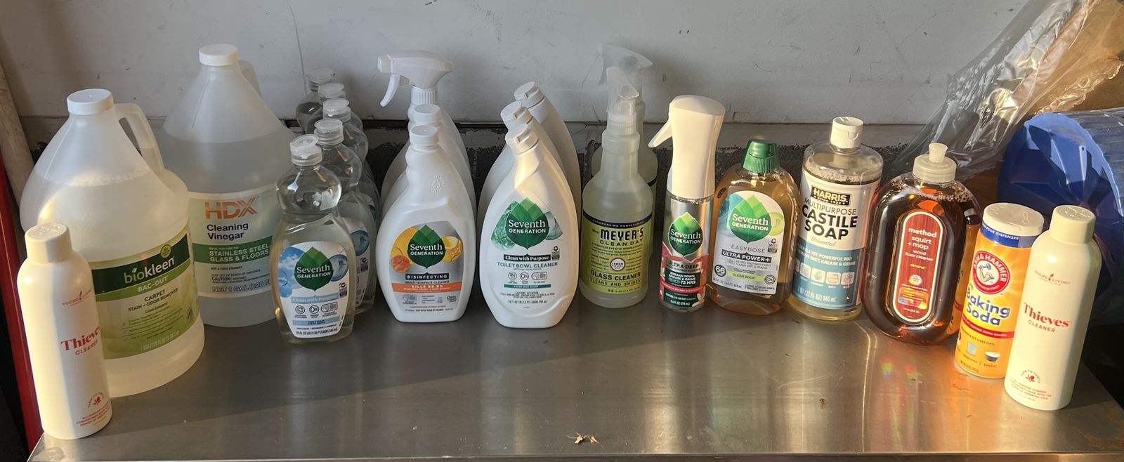 The eco-friendly cleaning products used by Sovereign Clean Co.